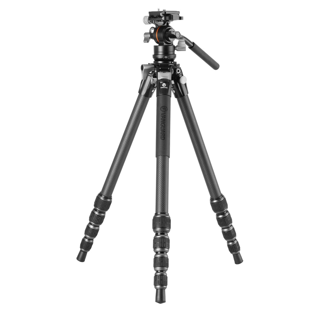 Alta Pro 3VLT 235CV12 - Kompaktes Video-Reise-Stativ aus Carbon mit Nivellierbasis - Traglast 6 kg K