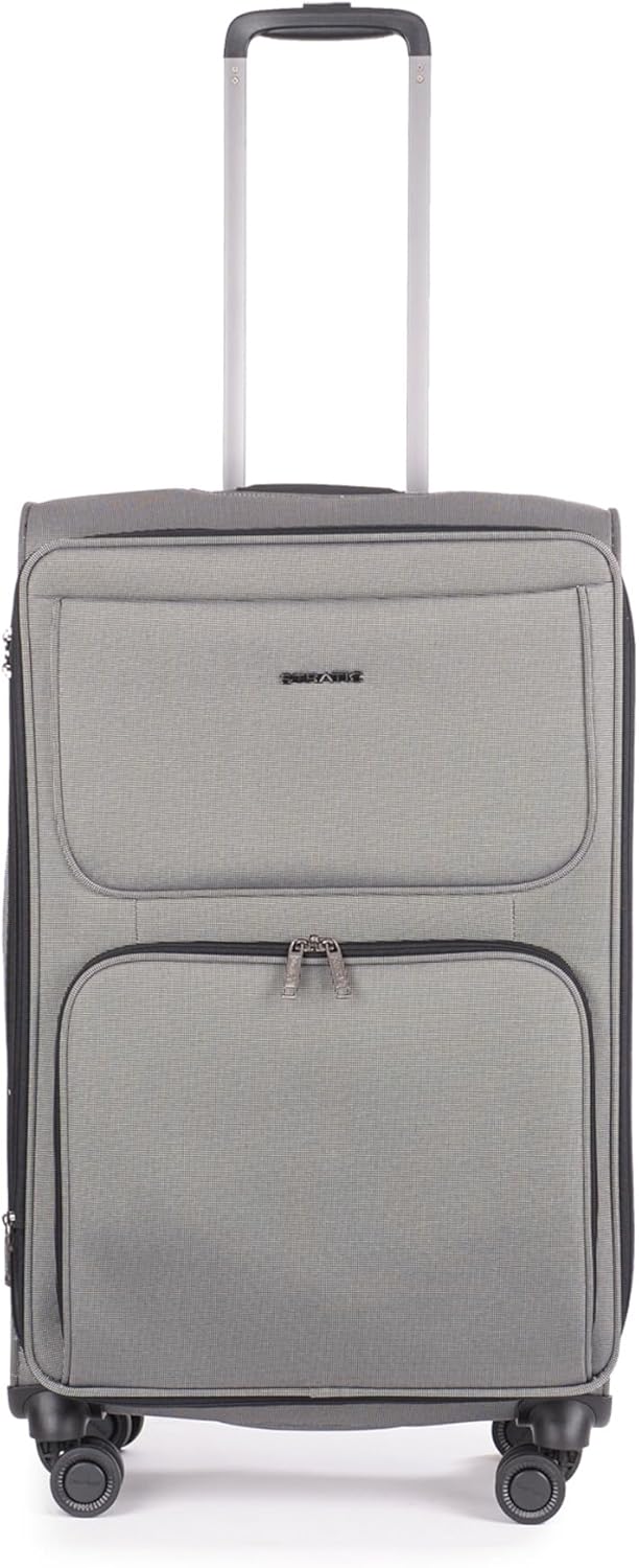 Stratic Bendigo Light+ Kofferset 3-teilig Koffer Weichschale Reisekoffer Trolley Handgepäck, 4 Rolle