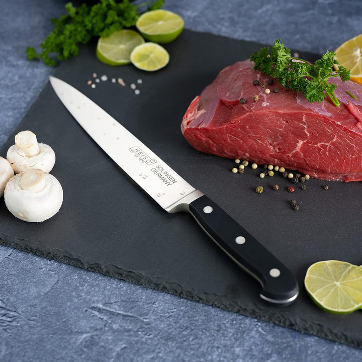 HEISO - Fleischmesser - PREMIUM SERIE - rostfreie 21cm Klinge - Küchenmesser Made in Solingen - Flei