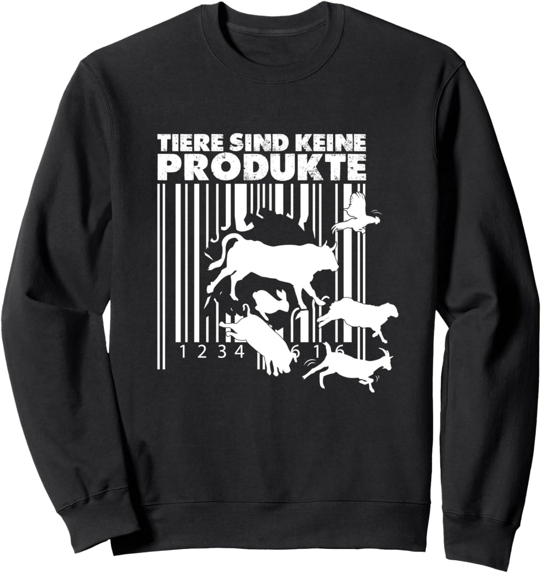 Tiere sind keine Produkte Tierschutz Tierrechte Sweatshirt