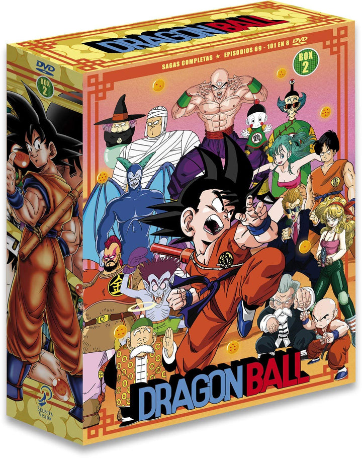 Dragon ball sagas completas box 2 ep. 69 a 108 - DVD