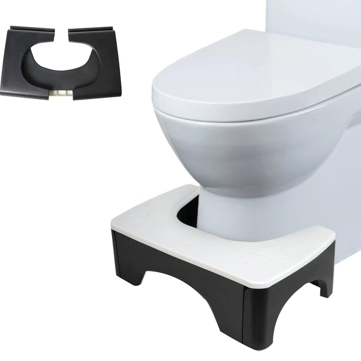 EASACE Toilettenhocker Klappbar Faltbarer HockerPhysiologischer Hocker Badezimmer Hocker für Badezim