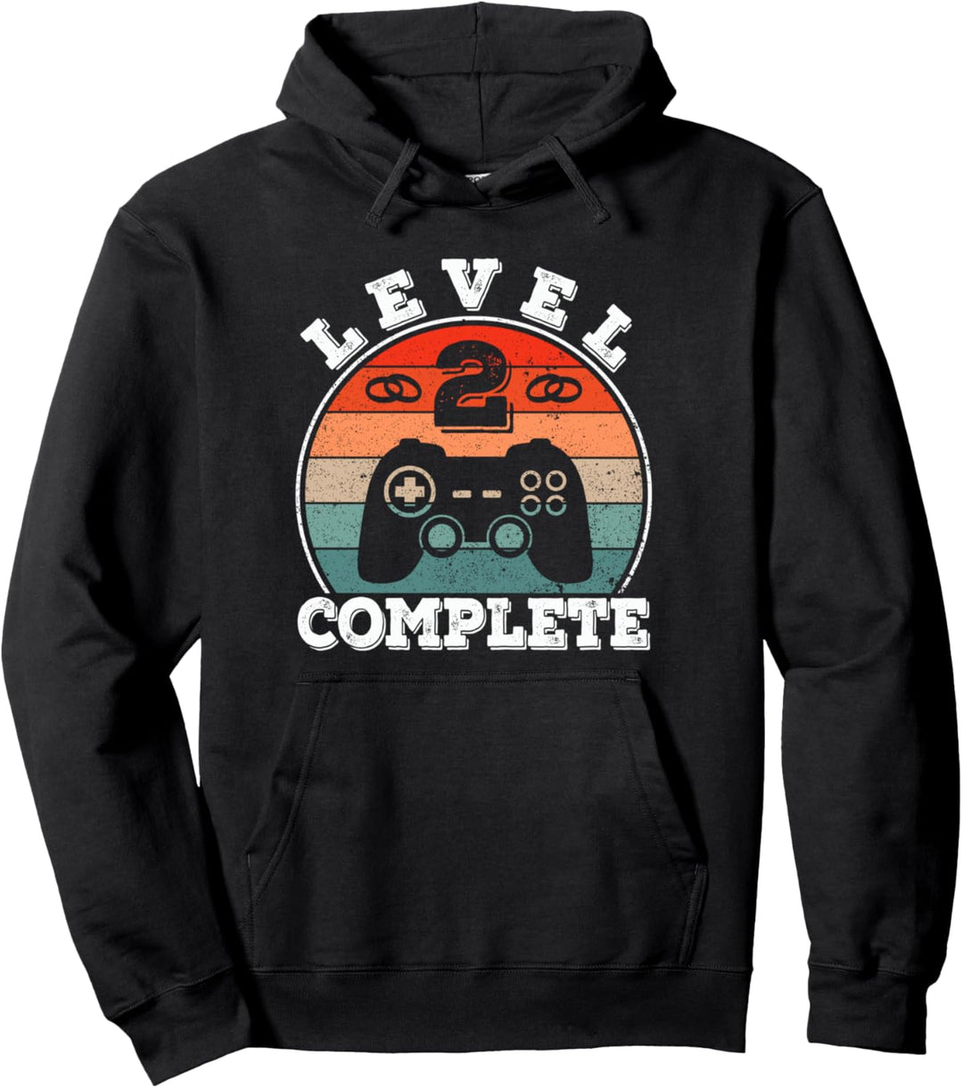 2. Hochzeitstag | 2 Jahre Ehe | 2 Jahre verheiratet Ehemann Pullover Hoodie