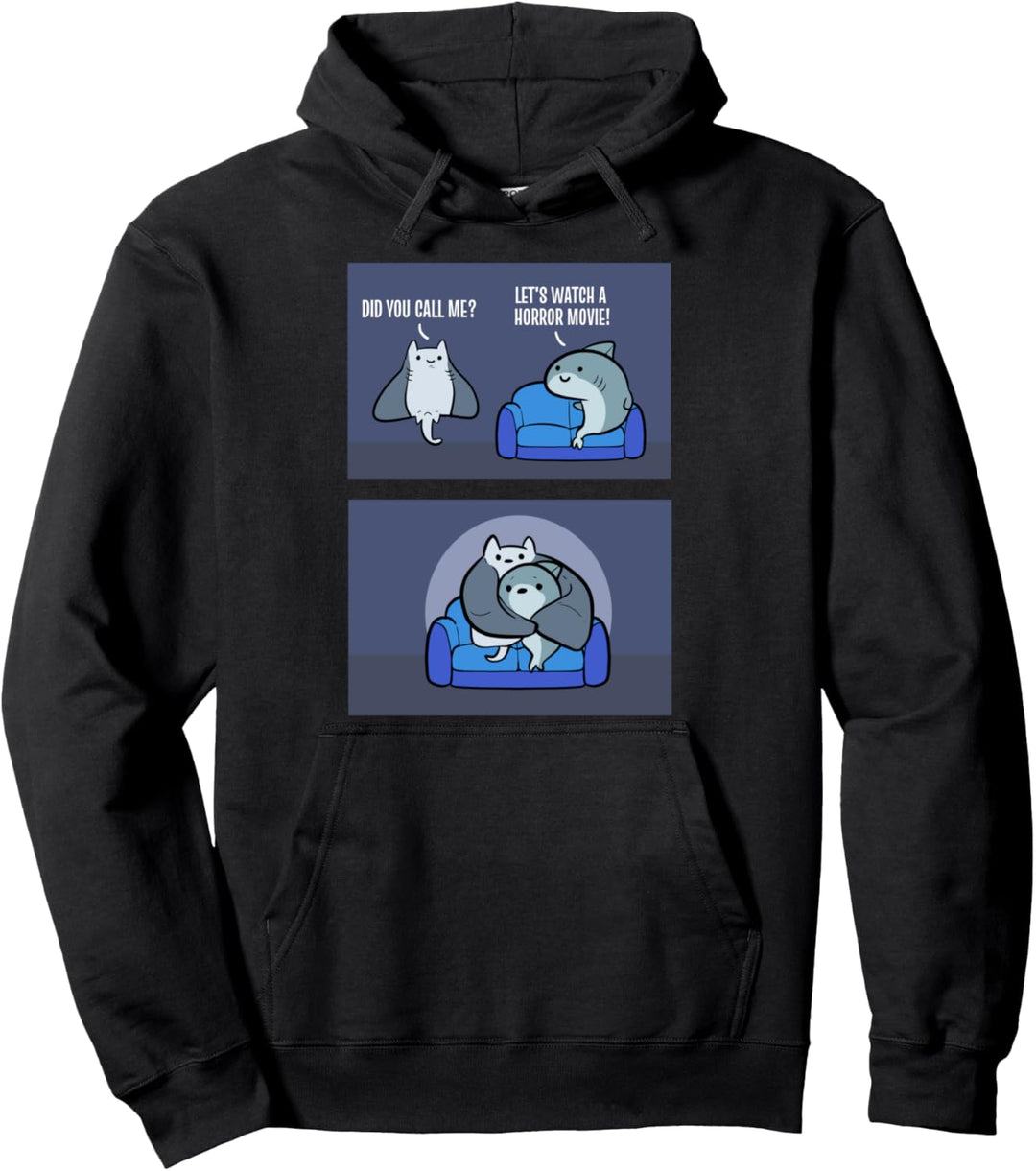Shark Netter lustige Freund Pullover Hoodie