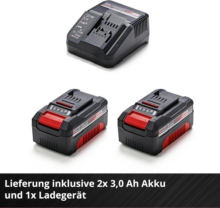 Einhell Akku-Rasenmäher GE-cm 18 Li Set Power X-Change (18 V, 30 cm Schnittbreite, bis 150 m², Brush