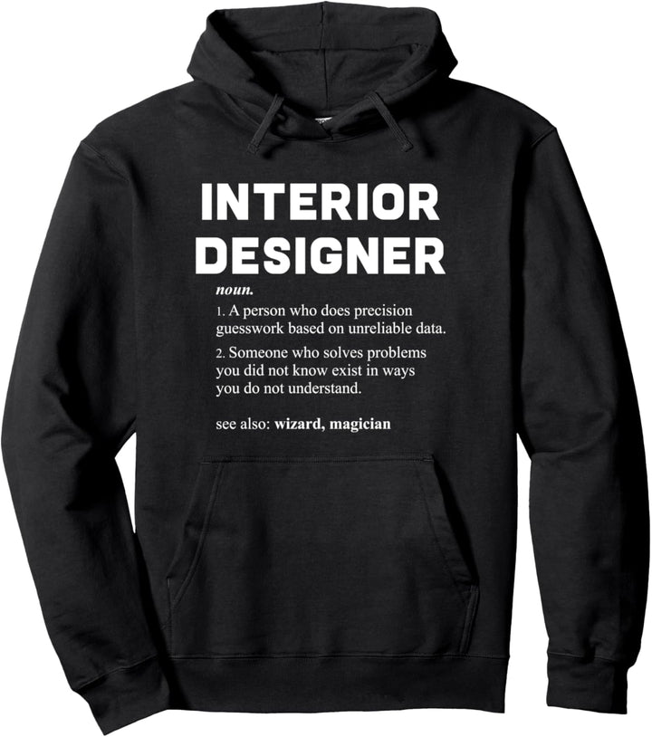 Innenarchitekt - Lustige Wörterbuch-Definition Pullover Hoodie