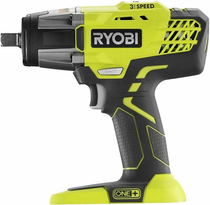 Ryobi 5133003574 Impact 18 V mit 3 Geschwindigkeiten, maximale Leistung 400 Nm + Lithium-Batterie On