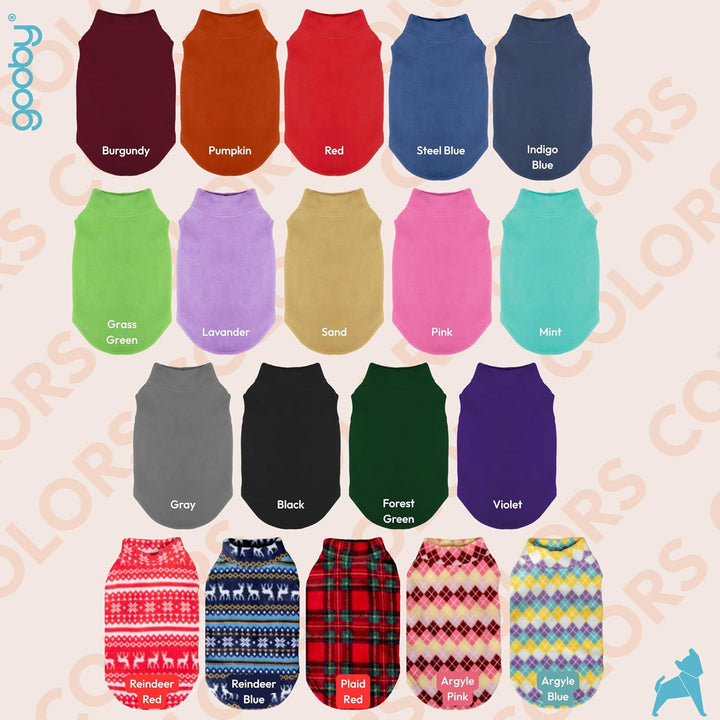 Gooby - Stretch-Fleece-Weste, Pullover, Fleece-Weste, Jacke, Pullover für Hunde, Grasgrün, Grösse XL