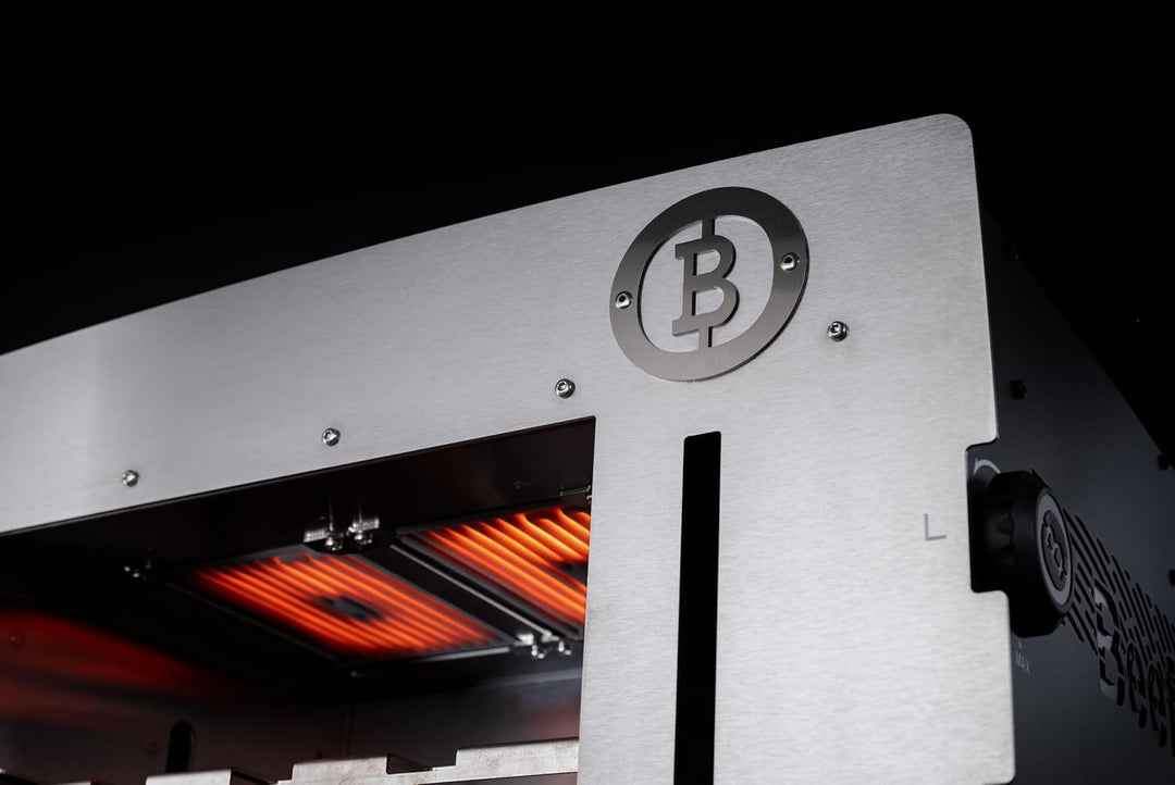 Beefer E-Beefer XL – Elektrischer 800°C Oberhitzegrill Vollständig aus Massivem Edelstahl mit Doppel
