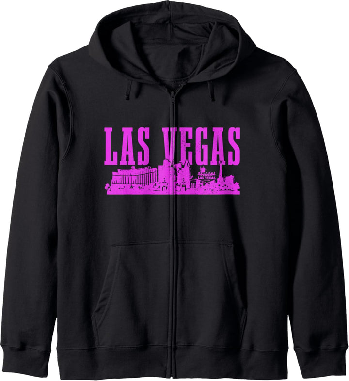 Las Vegas Skyline Pride Vintage Las Vegas Nevada Kapuzenjacke
