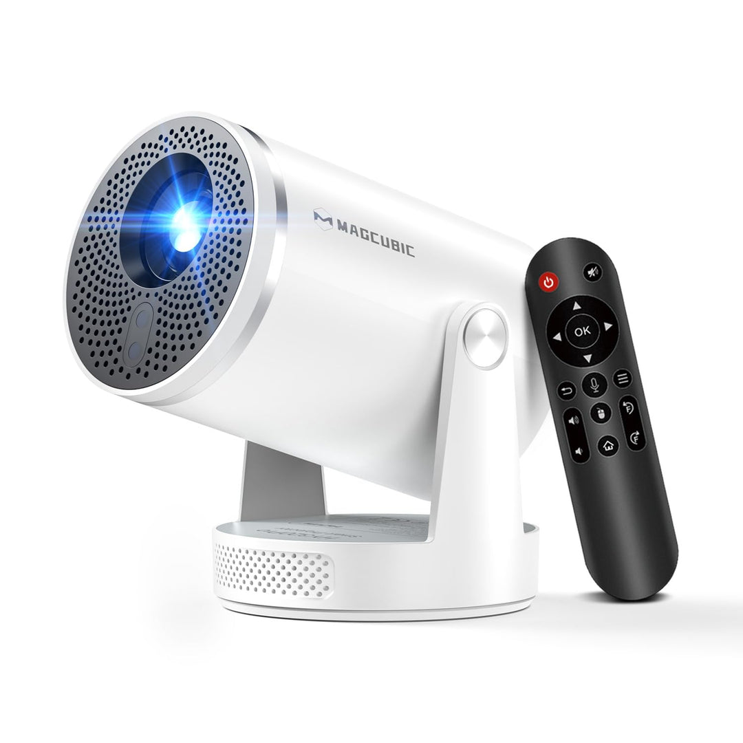 【Autofokus】 Magcubic Mini Beamer 4K HY320pro, Projektor mit Native 1080p, 400 ANSI, 10.000:1 Kontras