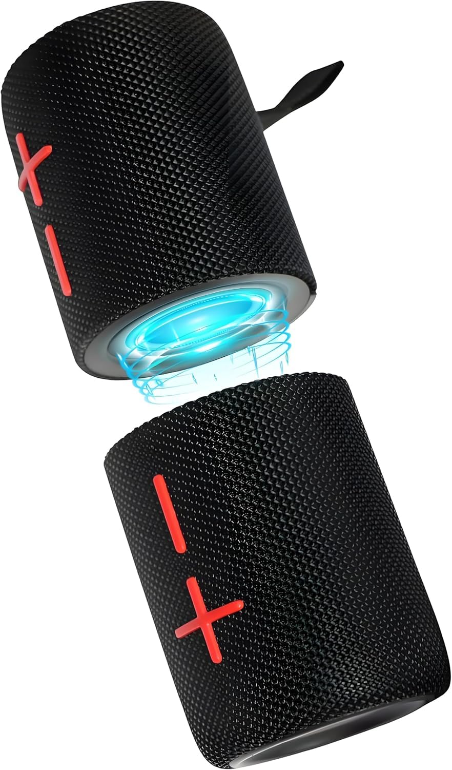CYBORIS Tragbarer 2-in-1 magnetischer Bluetooth-Lautsprecher, 20W Bluetooth 5.3 mit Dual-Lautspreche
