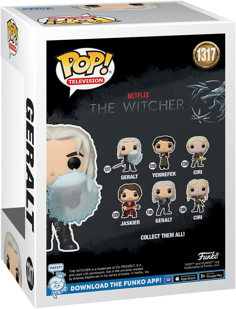 Funko Pop! TV: Witcher - Geralt - (Shield) - The Witcher - der Hexer - Vinyl-Sammelfigur - Geschenki