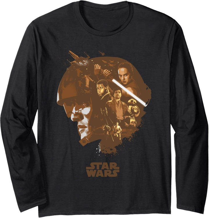 Star Wars Poe Head Fill Langarmshirt