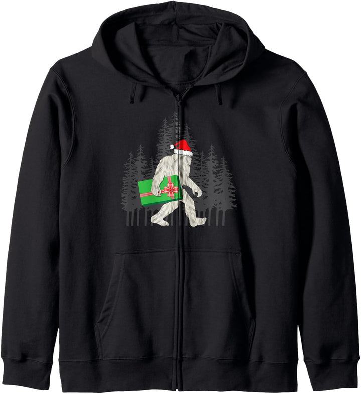 Bigfoot Weihnachtsmütze &amp; Geschenk lustige Parodie Kapuzenjacke