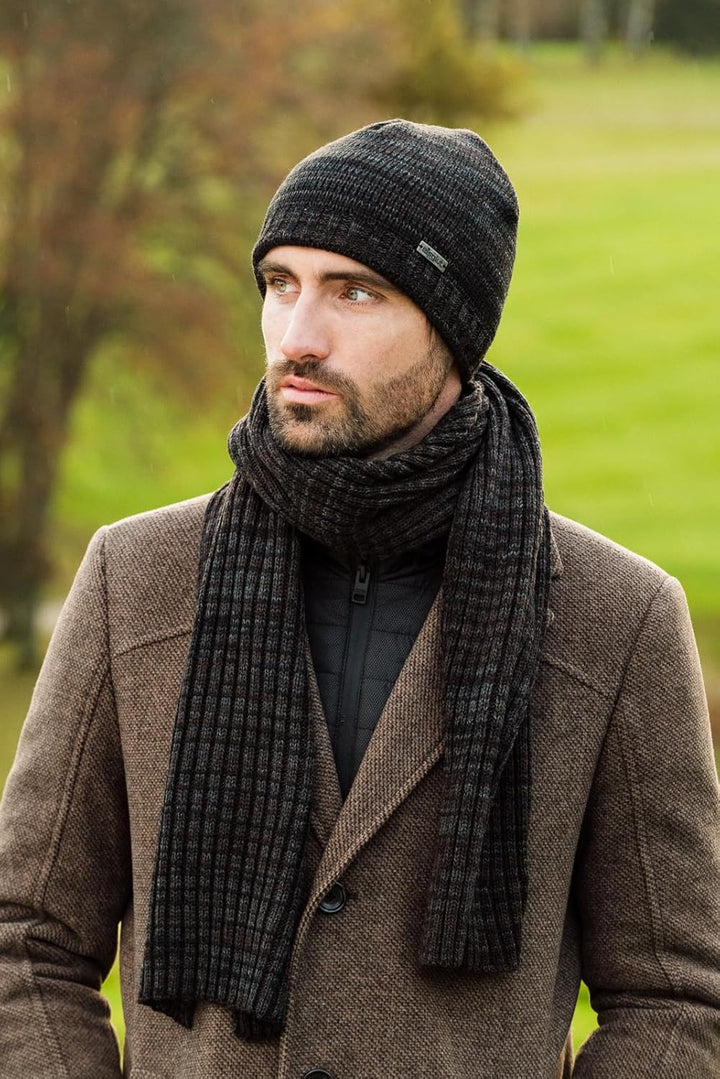 Eisglut Herren Dylan Scarf Schal 170x25 anthrazit, 170x25 anthrazit