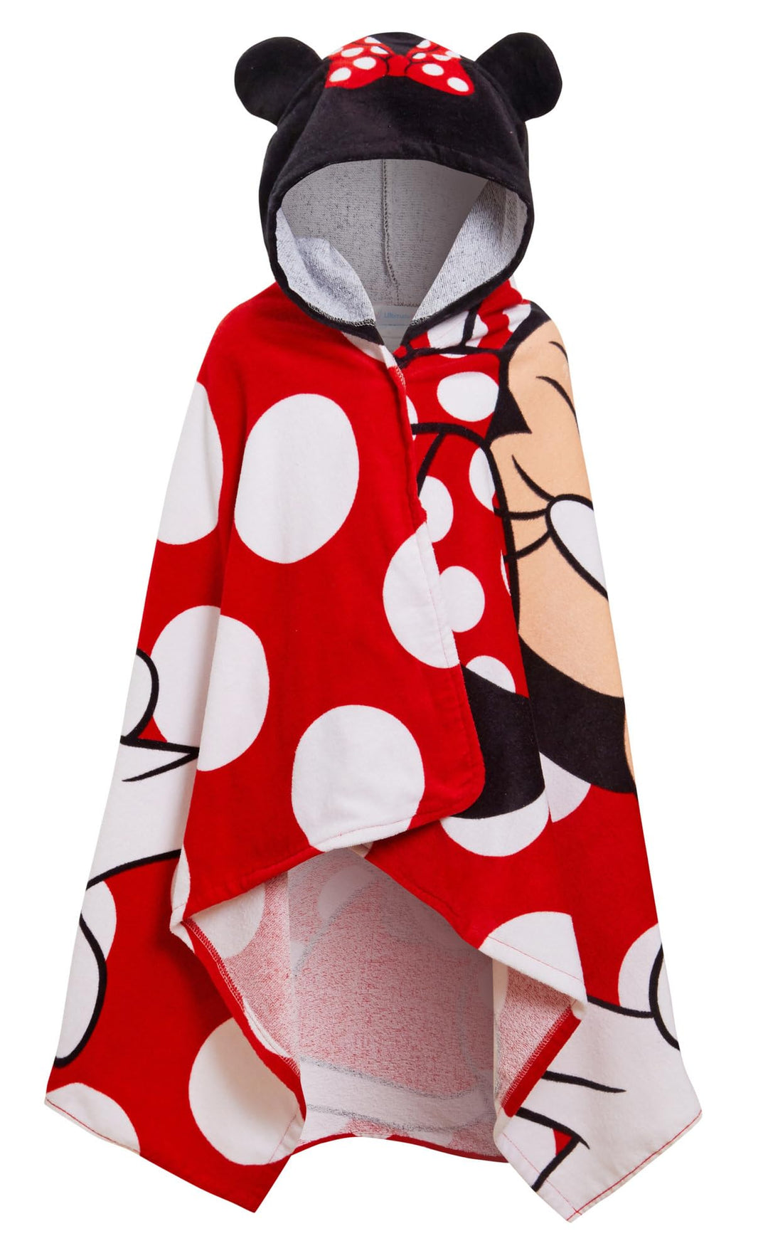 Disney Minnie Mouse Kapuzenhandtuch 100% Baumwolle Mädchen Poncho Kinder Strand Badetuch Schwimmen W