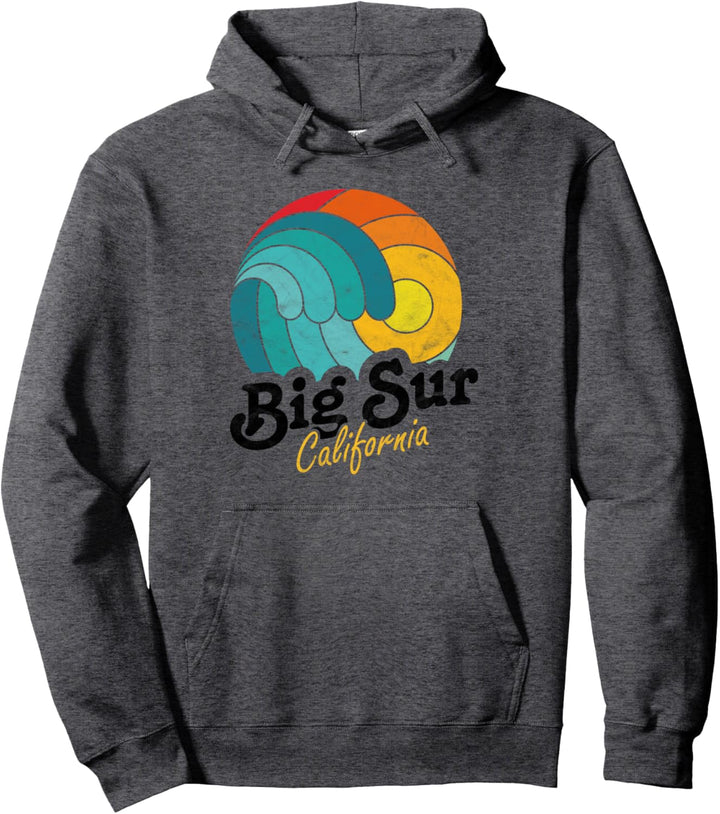 Surf Big Sur California Surfer Surfing Wave Bali Geschenk Pullover Hoodie
