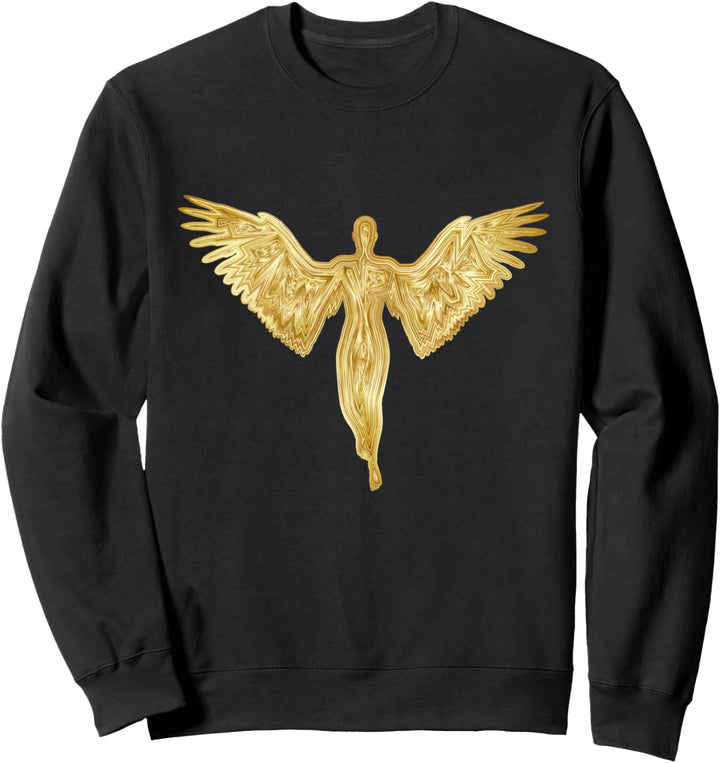 Schutzengel mit Flügeln Glaube Liebe Spirituelles Design Sweatshirt
