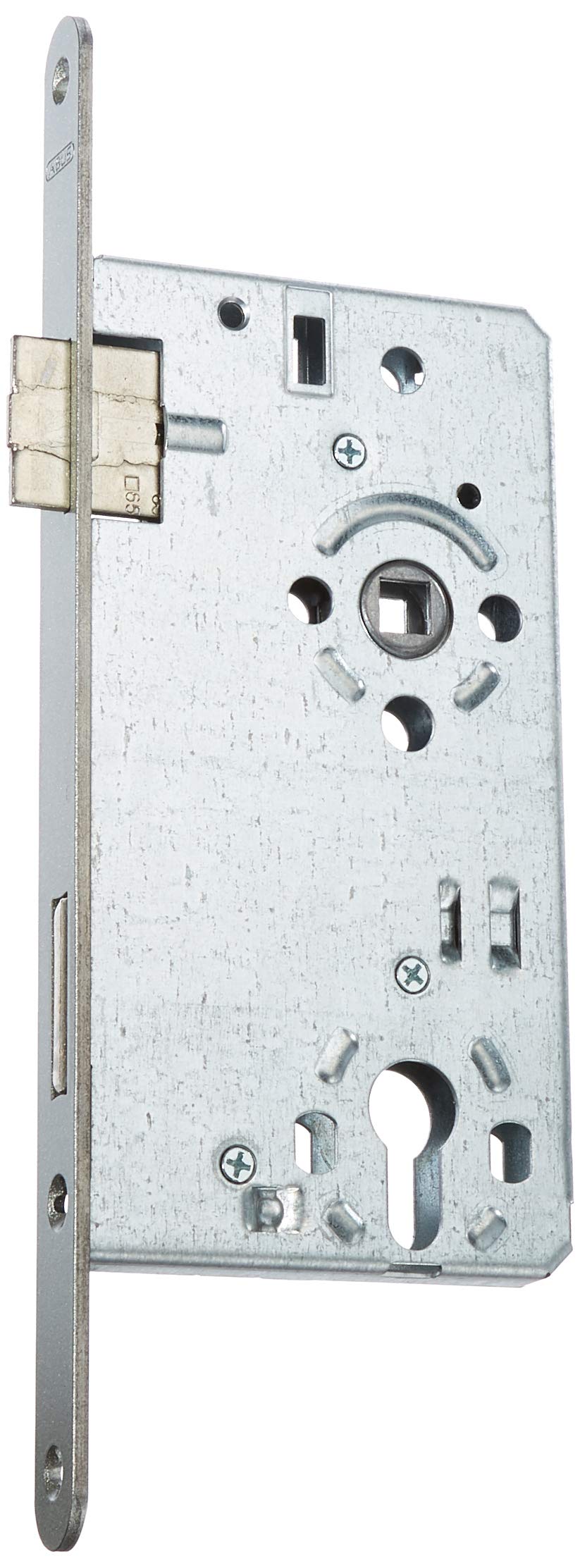ABUS - Einsteckschloss für Haustüren ESHT PZ R S 65 92 20-61734, Silber DIN Rechts Silber, DIN Recht