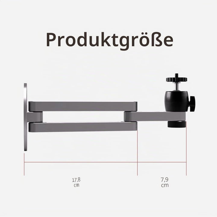 Liboer Faltbare Projektor-Wandhalterung, universell, verstellbar, Deckenwand-Projektorhalterung, Stä