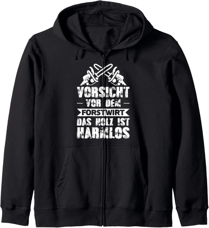 Forstwirt Kettensäge Holzfäller Kapuzenjacke