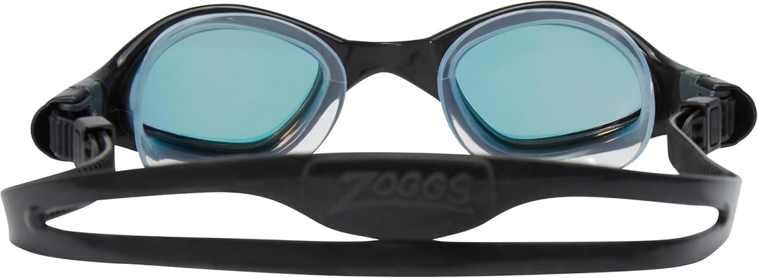 Zoggs Unisex Tiger Lsr+ Spiegel Schwimmbrille für Erwachsene Einheitsgrösse Schwarz/Grau/Spiegelrot,