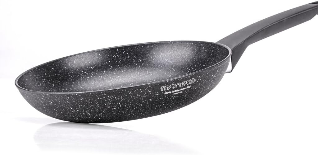 Moneta Formidabile Stone Set mit 2 Antihaft-Pfannen 24-28 cm, auch für Induktion, 100% Made in Italy