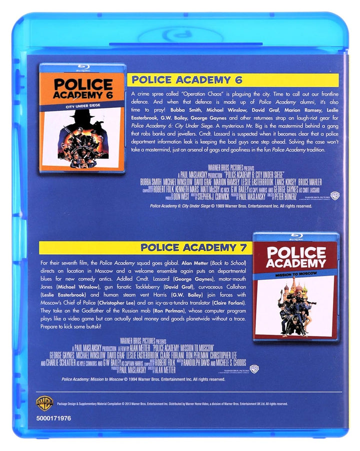 Police Academy: The Complete Collection [7 film] [Blu-ray] [1984] [2013] [Region Free] [7 DVDs], Blu