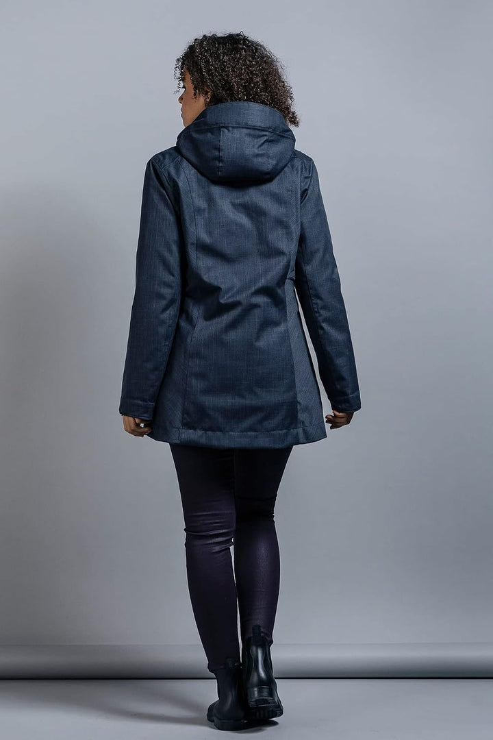 Tatonka Naika Womens 3in1 Coat 36 grey blue, 36 grey blue