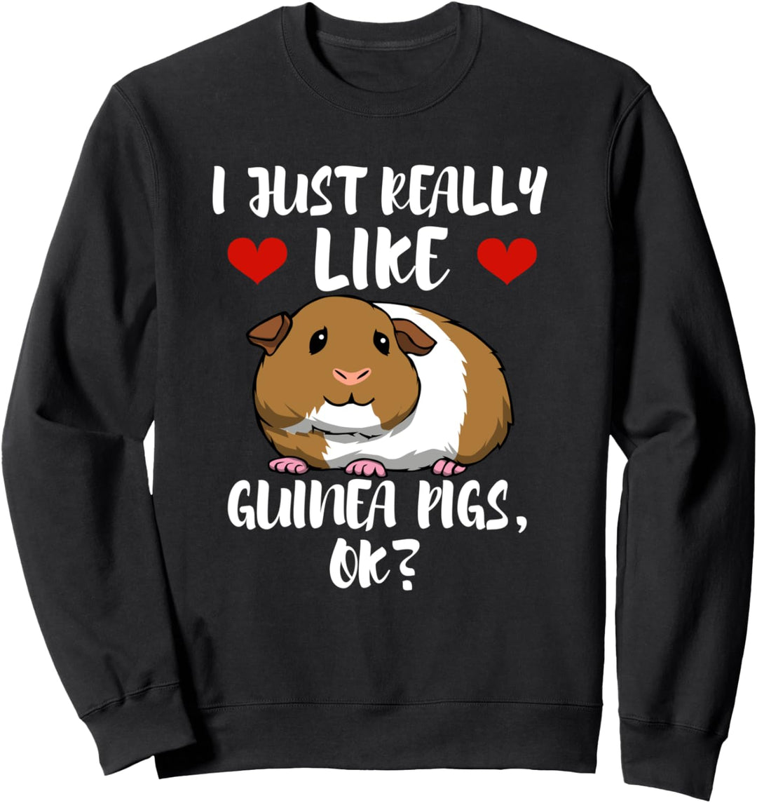 Lustiger Spruch Meerschweinchen Wildlife Natur Sweatshirt