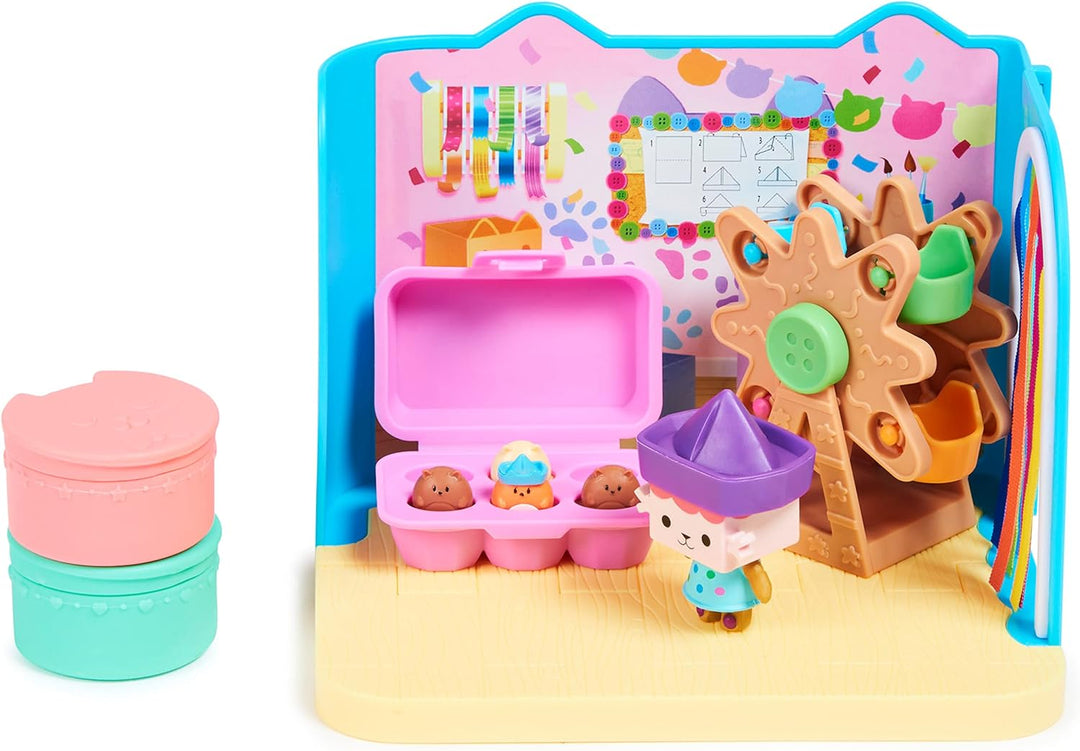 Gabby’s Dollhouse, Purrific Pool Party Spielset mit Gabby- und Meerkätzchen-Figur &amp; Deluxe Raum, Cra