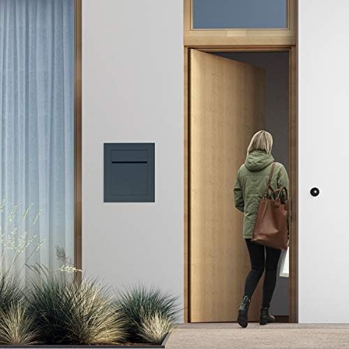 Unterputz-Briefkasten, Design Einbaubriefkasten Bari Anthrazit - Bravios