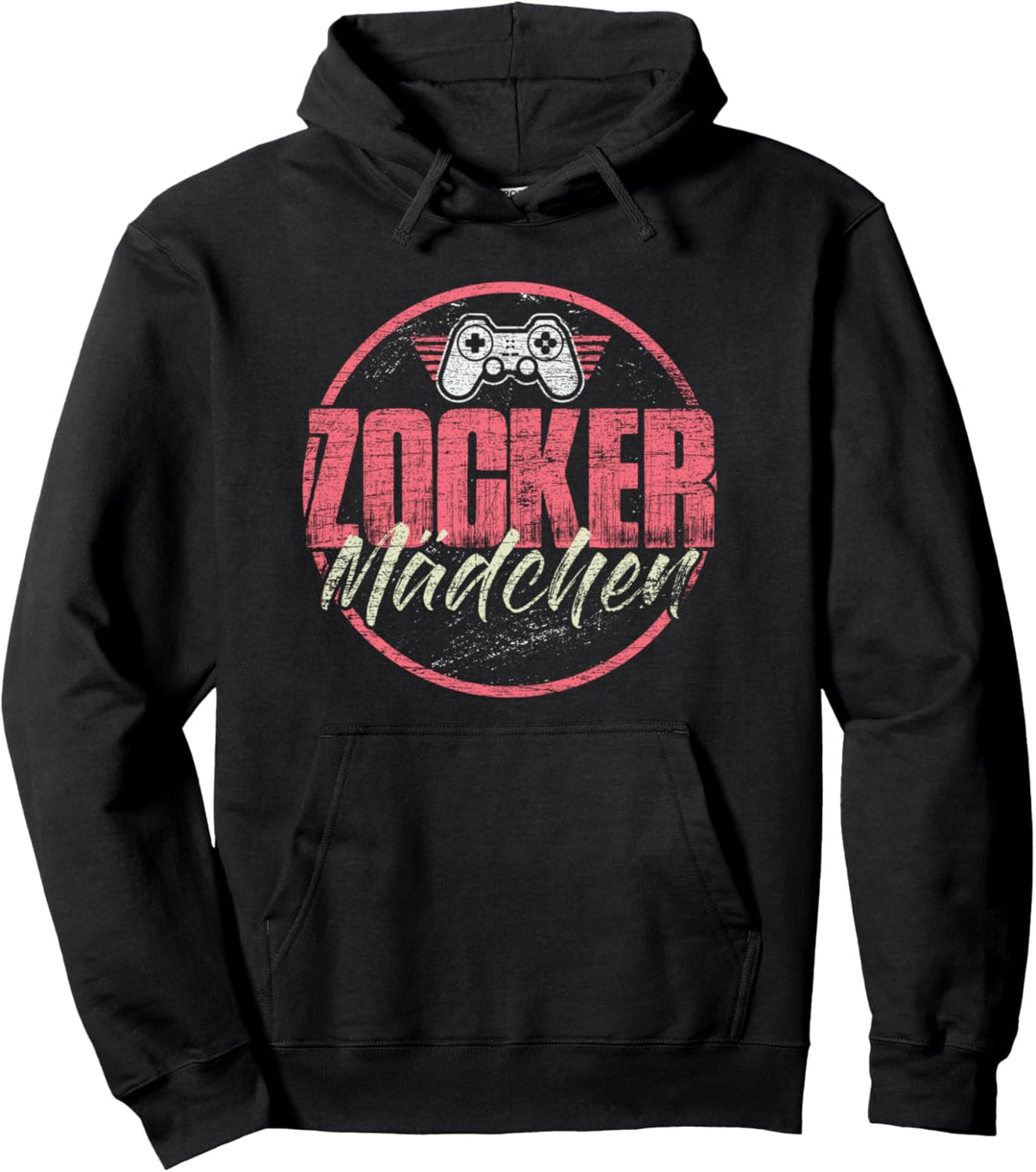 Videospiel Gamer Controller Gaming Nerd Zocker Mädchen Pullover Hoodie