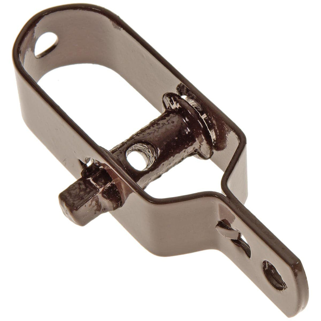 HaGa® Drahtspanner 100mm x 28mm x 20mm - Zaundrahtspanner in braun 50 Stück, 50 Stück