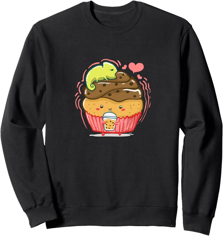 Süsses Cupcake-Geschenk für einen kleinen Bäcker Sweatshirt