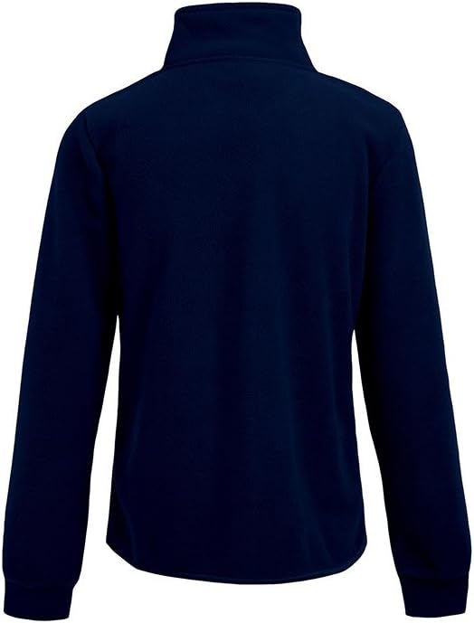 Doppel-Fleece Jacke Damen, Marineblau-Hellgrau, M