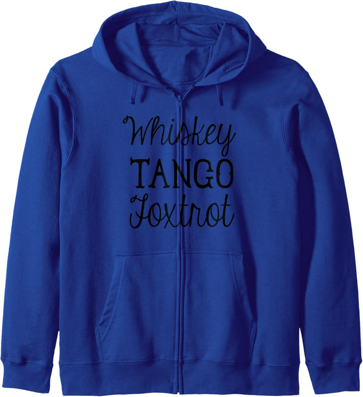 Drinking Whiskey Tango Foxtrot Kapuzenjacke