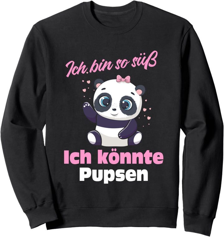 Panda Niedlicher Pandabär Sweatshirt