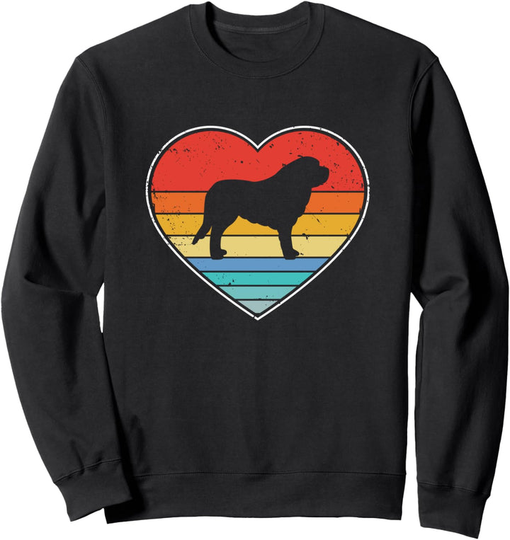 Retro Saint Bernard Shirt Women Kids Men Saint Bernard Sweatshirt