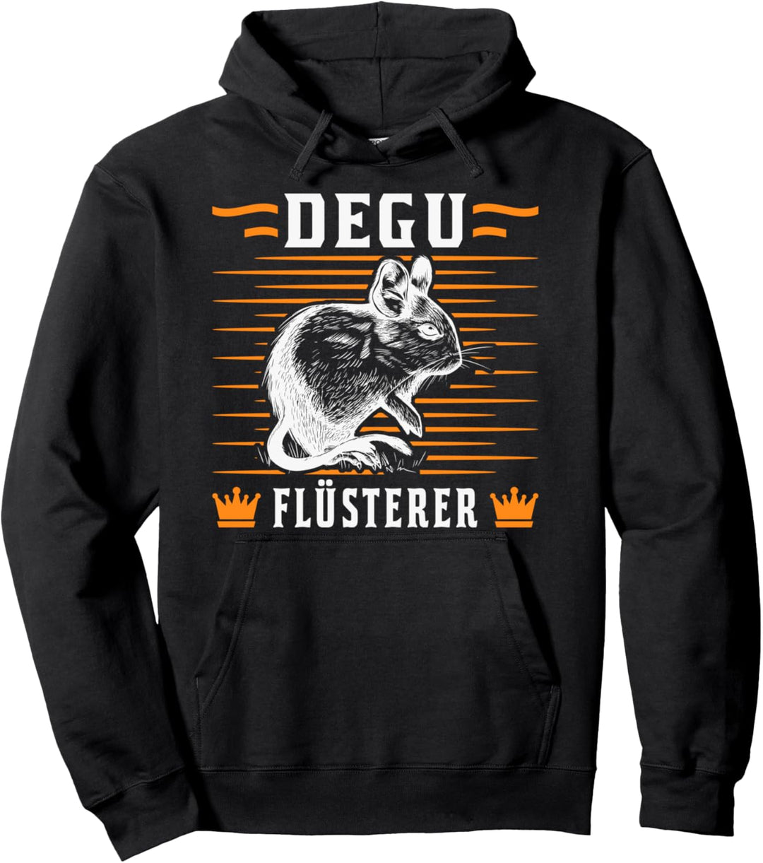 Degu Flüsterer Nagetier Degus Pullover Hoodie