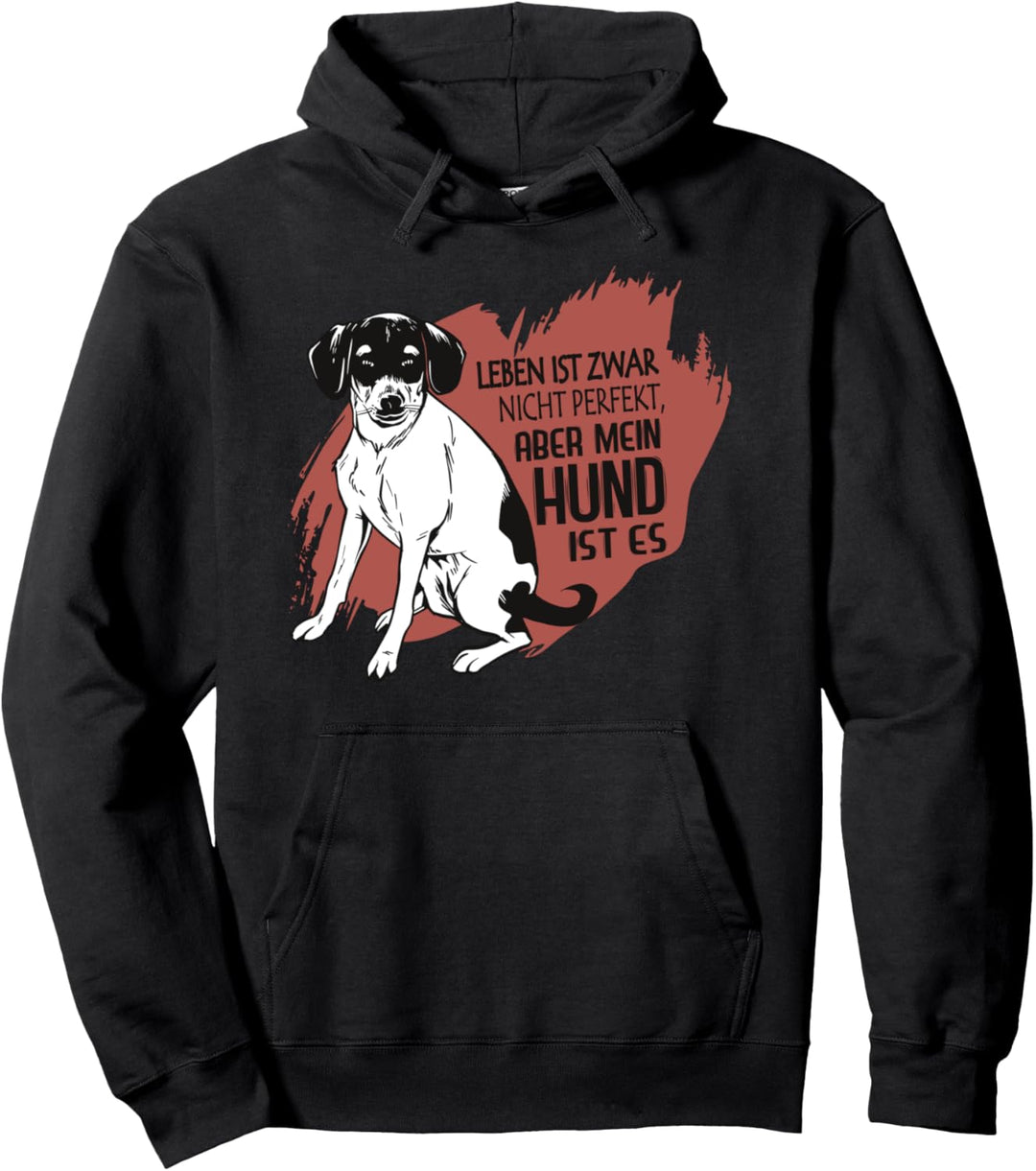Leben Ist Zwar Nicht Perfekt Aber Mein Hund Ist Es Beagle Pullover Hoodie
