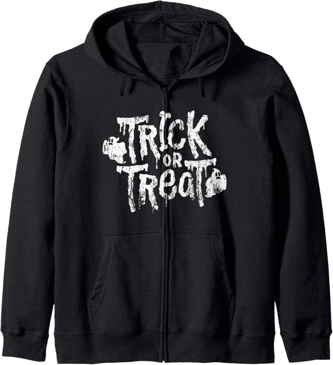 Lustige Halloween Kostüme Trick or treat Grafik Kapuzenjacke
