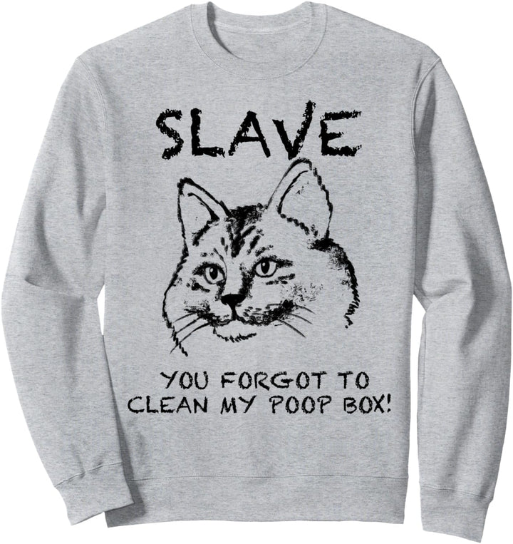 Sibirische Lustige Katze Zitat Hand gezeichnete Kunst Sweatshirt
