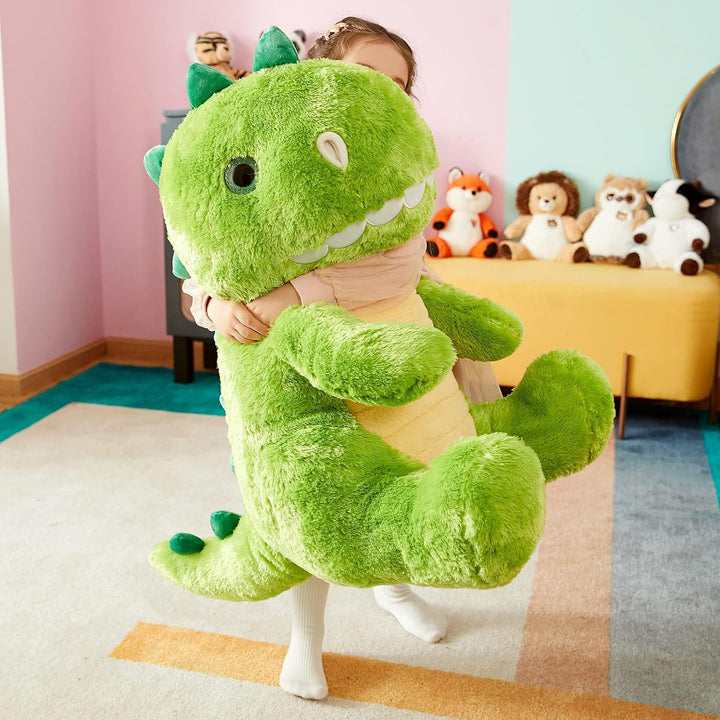 IKASA Gross Dinosaurier Stofftier Riesen Kuscheltier,60cm Gross Plüschtier Süsses Riesiges Plüschtie