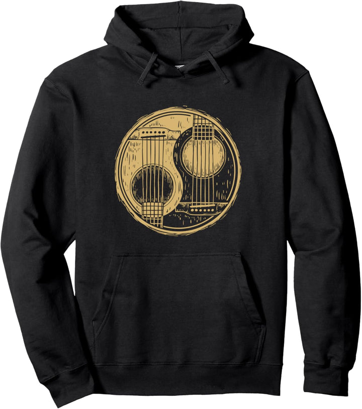 Akustik Gitarre Geschenk für einen Gitarristen Pullover Hoodie