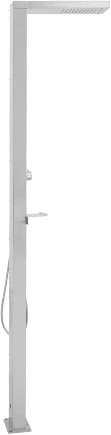 Gartendusche, Dusche Für Garten, Outdoor Shower, Garten Dusche, Aussen Dusche, Edelstahl Quadratisch
