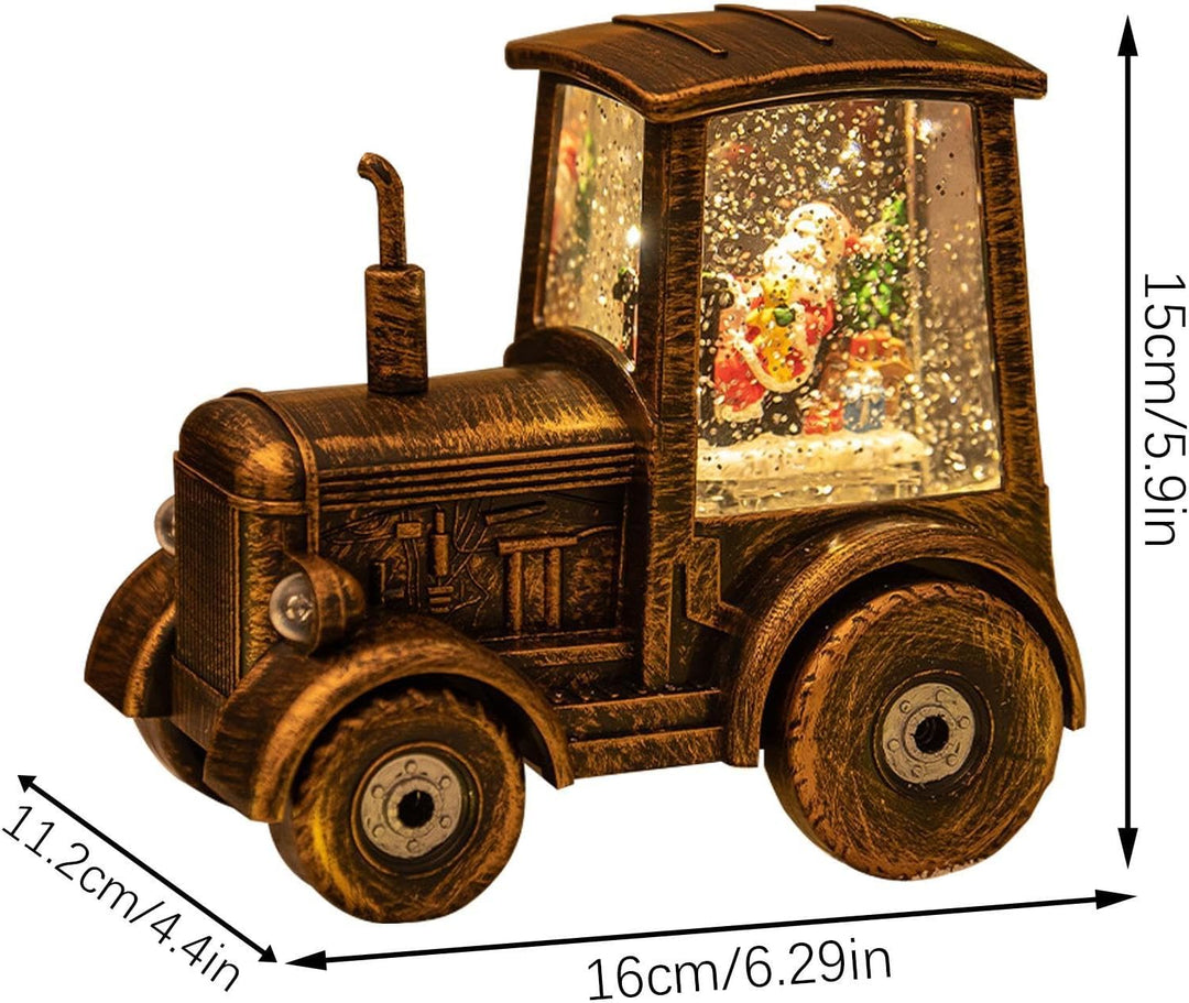 Weihnachtsbaum-LKW, Traktor-Schneekugel, dekorative Schneekugel LKW, Schneekugel-Laterne, Weihnachts