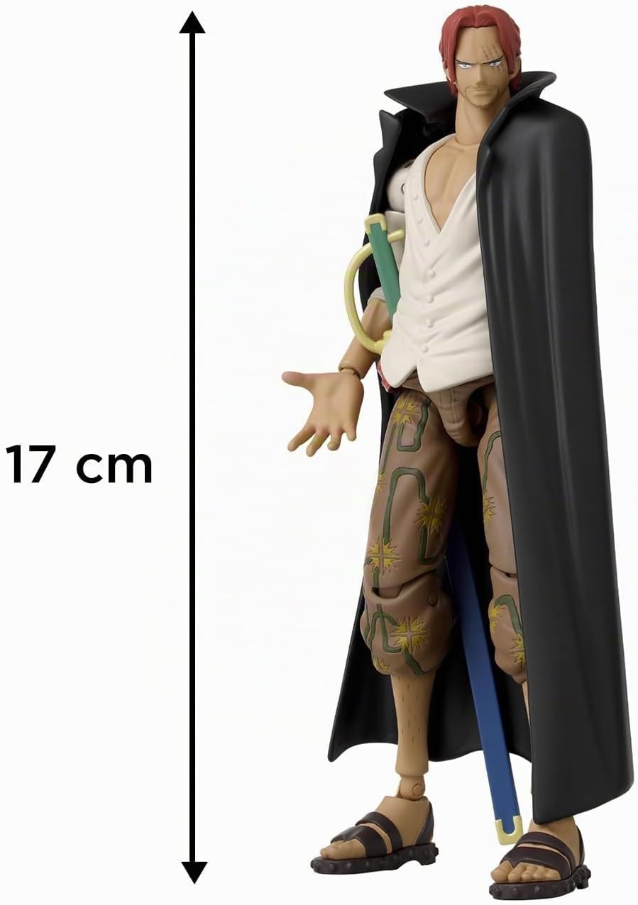 BANDAI - Anime Heroes - One Piece - Figur Shanks 17 cm - 36935, Shanks