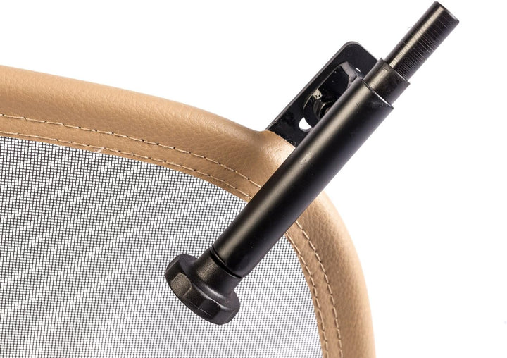 Windschott für Audi A3 8V (ab 2014) - Klappbar - mit Schnellverschluss - Beige | Windabweiser | Wind